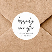 結婚披露宴の後の幸せなパーティー ラウンドシール