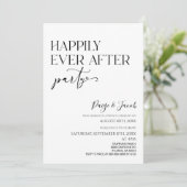 結婚披露宴の後の幸ミニマル福なパーティー 招待状 (スタンド正面)