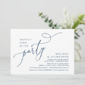 結婚披露宴の後の幸モダン福なパーティー 招待状 (スタンド正面)
