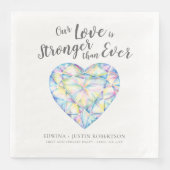 結婚披露宴の後の強いダイヤモンドの水色を愛する (正面)