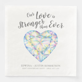 結婚披露宴の後の強いダイヤモンドの水色を愛する