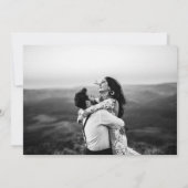 結婚披露宴の招待状を受け取った後ずっと幸せに 招待状 (裏面)