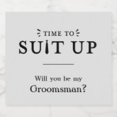 結婚披露宴の申し込み時間 ビールラベル (シングルラベル)