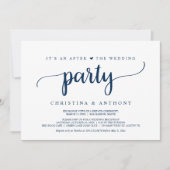 結婚披露宴の素朴後結婚に 招待状 (正面)