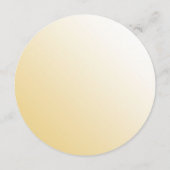 結婚披露宴の食事メニューの招待状(円形) メニュー (裏面)