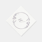 結婚披露宴イニシャル入りナプキン スタンダードカクテルナプキン (角)