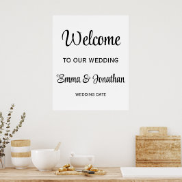 結婚披露宴ウェルカムサイン ポスター