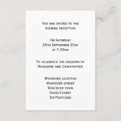 結婚披露宴エンクロージャカード花婿 エンクロージャーカード (裏面)