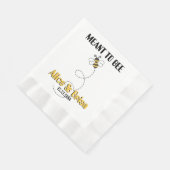 結婚披露宴カクテルを意図したかわいい 縁ありランチョンナプキン (角)