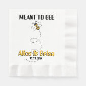 結婚披露宴カクテルを意図したかわいい 縁ありランチョンナプキン (正面)