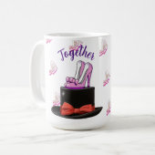 結婚披露宴ギフト花嫁ギフト コーヒーマグカップ (正面左)