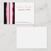 結婚披露宴テーブル番号座席表アラーム プレイスカード (正面/裏面)