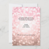 結婚披露宴バラ赤面ピンクライト 招待状 (正面)