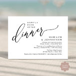 結婚披露宴パーティー後の幸せな時間 招待状<br><div class="desc">私たちの白黒テーマの駆け落ちお祝い招待カーコンテンポラリード「パーティーの後で楽しく」を使用し結婚て、エレガンスであなたの永遠の始まりをマーク。カップルが楽しい大事な行事を伸ばすのに最適な、この招待は遊び心のヒントと洗練を醸し出し、思い出に残るイベントのためのステージを設定。時代を超越した台本モダンデザインテーマで飾られ、お祭りに洗練された魅力のtouchを加える。この招待はテッシャ・デリックによって制作され、あなたの愛の物語を美しく捉えることを約束する。</div>