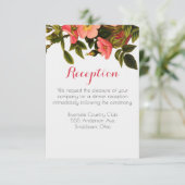 結婚披露宴フローラテンプレート招待状カード 招待状 (スタンド正面)