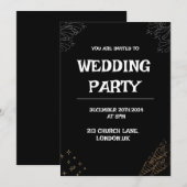 結婚披露宴招待状 招待状 (正面/裏面)