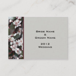 結婚披露宴詳細カード。 エンクロージャーカード