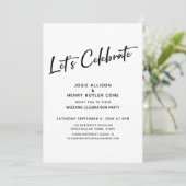 結婚披露宴＋ゴールドストライプを祝おう 招待状 (スタンド正面)