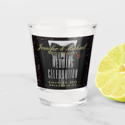 結婚披露宴 ショットグラス (正面)