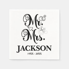 結婚披露宴 スタンダードカクテルナプキン