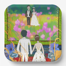 結婚披露宴 ペーパープレート