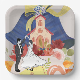 結婚披露宴 ペーパープレート