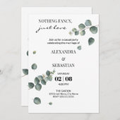 結婚披露宴 招待状 (正面/裏面)