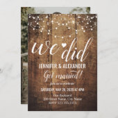 結婚披露宴 招待状 (正面/裏面)