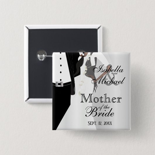 結婚披露宴 缶バッジ (正面&裏面)