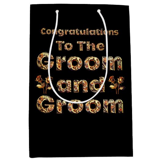 結婚抱き枕 ミディアムペーパーバッグ (正面)