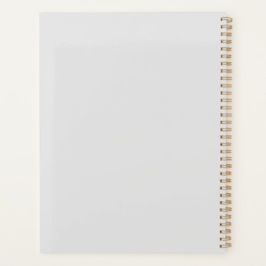 結婚抽象芸術カスタマイズ プランナー手帳 (裏面)