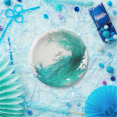 結婚抽象芸術シンプル ペーパープレート (パーティー)