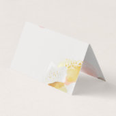 結婚抽象芸術シンプル 名刺 (裏面)