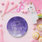 結婚抽象芸術紫外紙プレート ペーパープレート (パーティー)