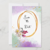 結婚抽象芸術 招待状 (正面)