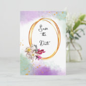 結婚抽象芸術 招待状 (スタンド正面)