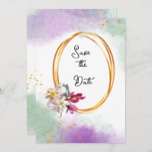 結婚抽象芸術 招待状 (正面/裏面)