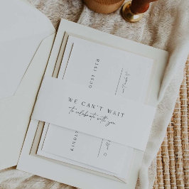 結婚招待状用帯 招待状ベリーバンド