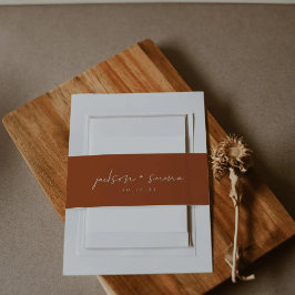 結婚招待状用帯 招待状ベリーバンド