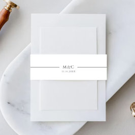 結婚招待状用帯 招待状ベリーバンド