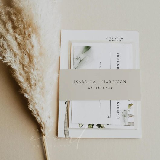 結婚招待状用帯 招待状ベリーバンド