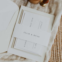 結婚招待状用帯 招待状ベリーバンド