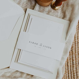 結婚招待状用帯 招待状ベリーバンド