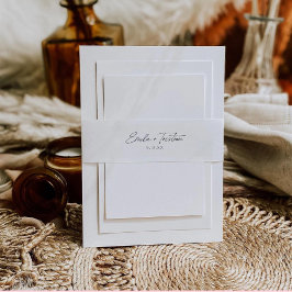 結婚招待状用帯 招待状ベリーバンド