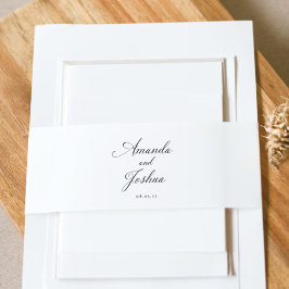 結婚招待状用帯 招待状ベリーバンド