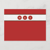 結婚招待状 インビテーションポストカード (裏面)