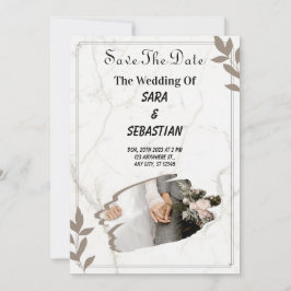 結婚招待状 |ハート効果のラブストーリー 招待状