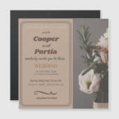 結婚招待状 マグネット招待状 (正面/裏面)