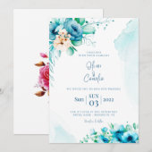 結婚招待状 招待状 (正面/裏面)