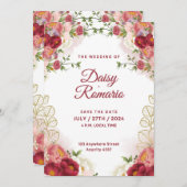 結婚招待状 招待状 (正面/裏面)